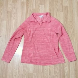 Gander mountain guide series womens fleece quarter zip pull over size Large